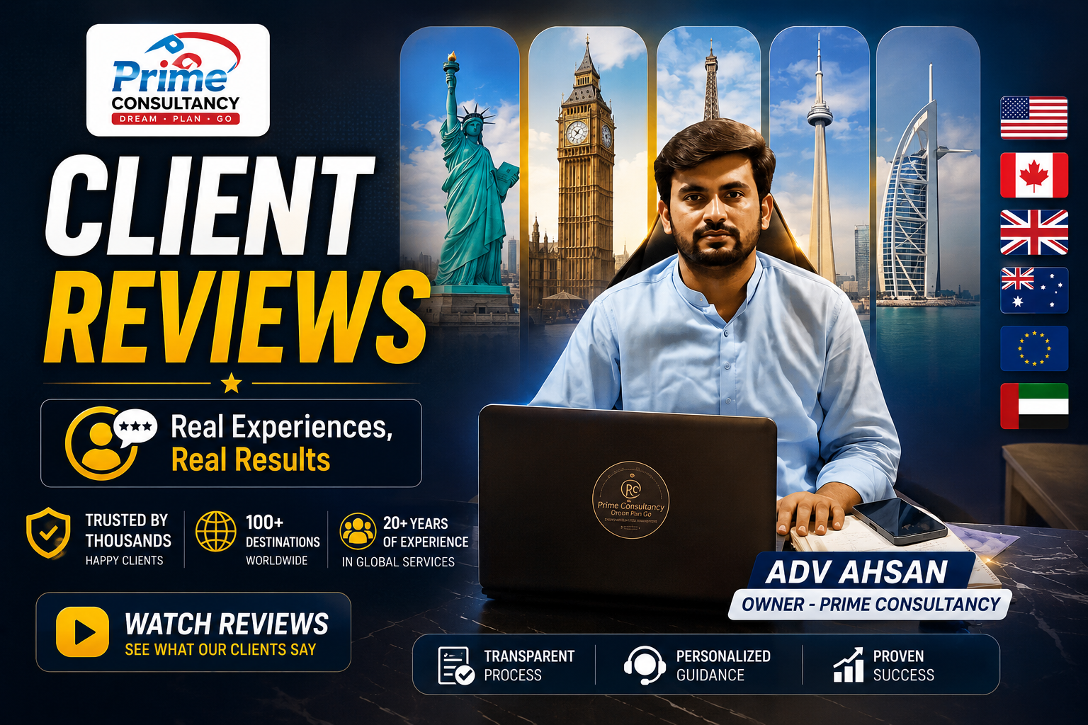 Client testimonial